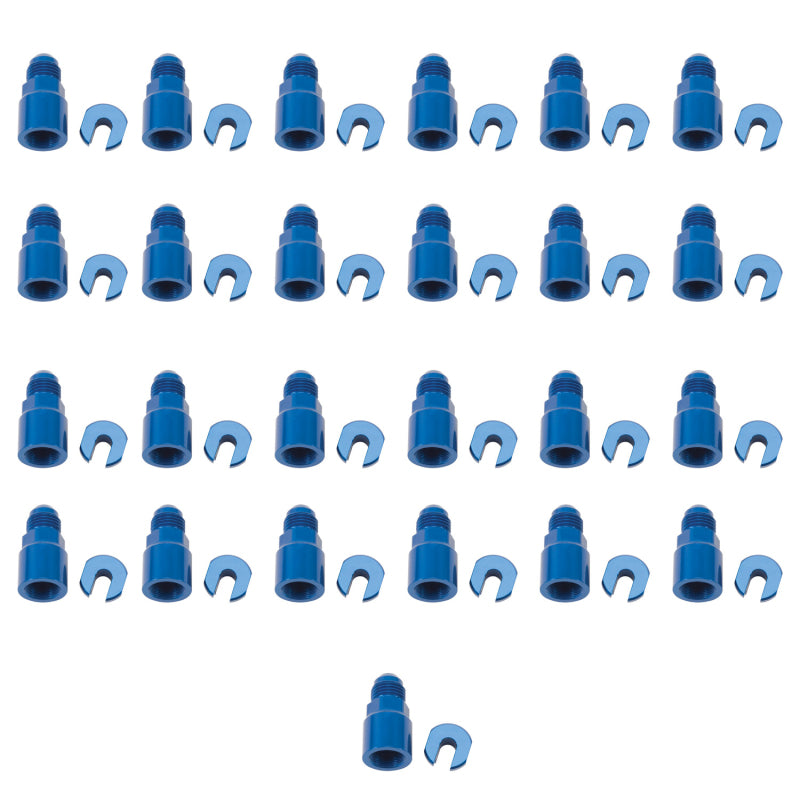 Russell Performance -6 AN Male to 3/8in SAE Quick-Disc Female EFI Adapter Fitting(Bulk Qty 25)-Blue 644128 644128 Photo - Primary
