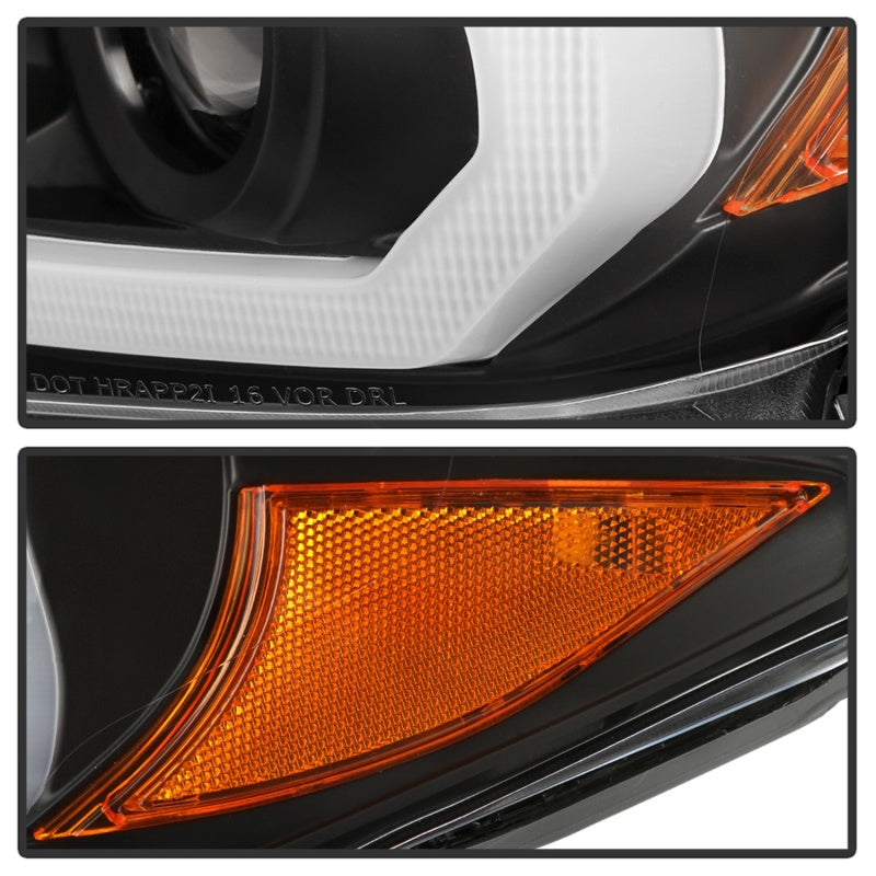 Spyder 16-18 Toyota Tacoma Projector Headlights - Seq LED Turn - Black - PRO-YD-TT16-LB-BK 5085818 5085818 Photo - Unmounted