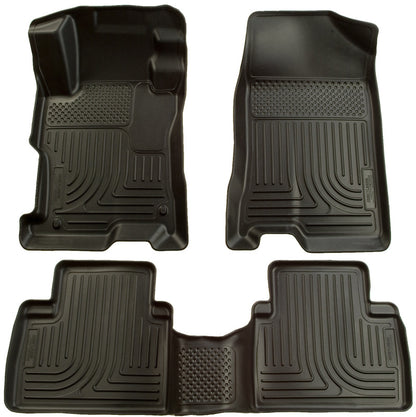 Husky Liners 2012 Honda Civic WeatherBeater Combo Black Floor Liners (3pc) 98441 Photo - Primary