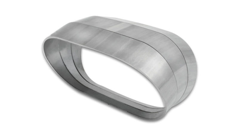 Vibrant Vertical 304 SS Oval Pie Cuts 4.0in OD Tight 45 Degree Elbow 13591 13591 Photo - Primary