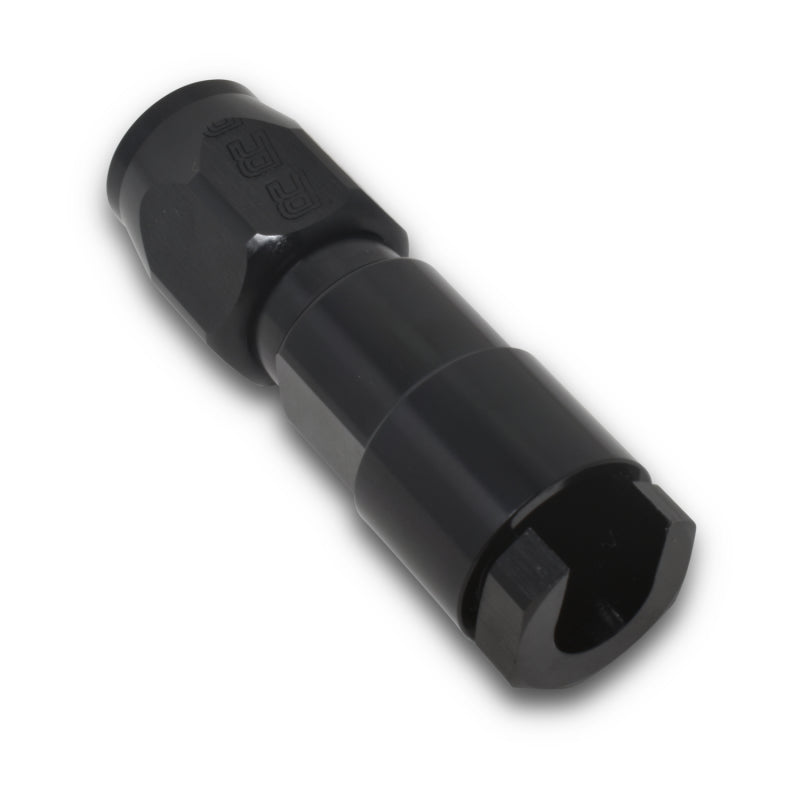 Russell Performance 3/8in SAE Quick Disc Female to -6 Hose Black Straight Hose End 611203 611203 Photo - out of package