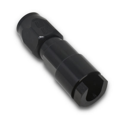 Russell Performance 3/8in SAE Quick Disc Female to -6 Hose Black Straight Hose End 611203 611203 Photo - out of package