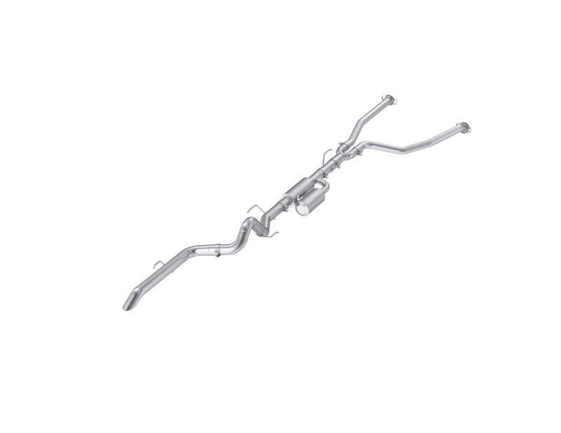 MBRP 22-25 Toyota Tundra 3.4L 3in Cat Back Single Rear Turn Down - Aluminized Steel S5305AL S5305AL Photo - Primary