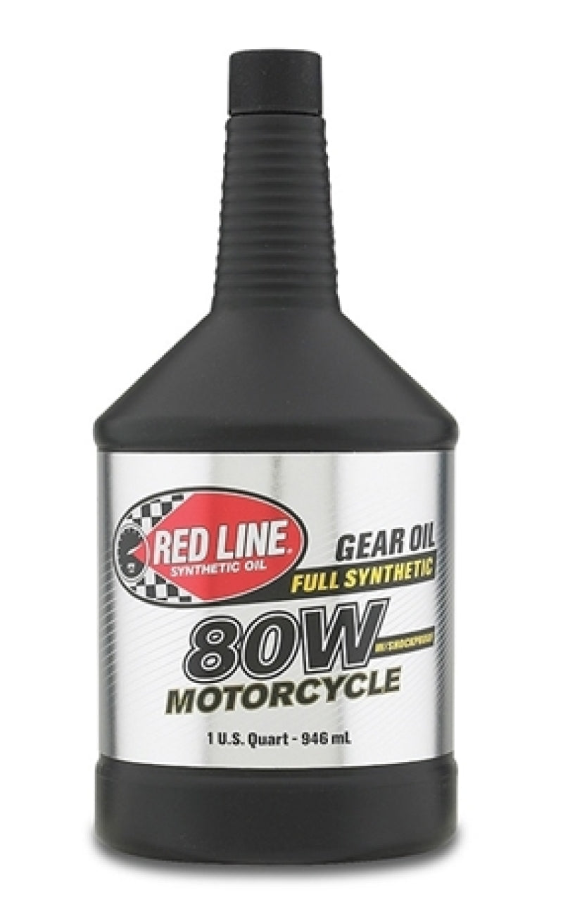 Red Line 80W Motorcycle Gear Oil w/Shockproof - Quart 42704 42704 User 1