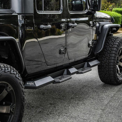 Westin 2020 Jeep Gladiator HDX Xtreme Nerf Step Bars - Textured Black 56-24165 56-24165 Photo - Mounted