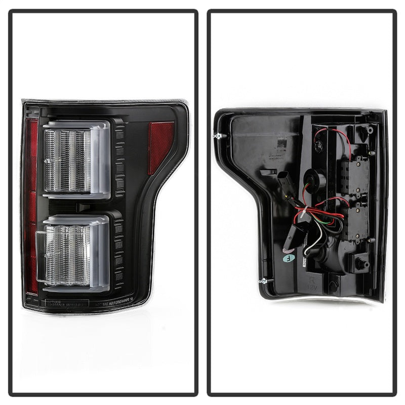 Spyder Ford F150 18-19 - Light Bar LED Tail Lights - All Black ALT-YD-FF15018-LED-BKV2 5085955 5085955 Photo - Unmounted