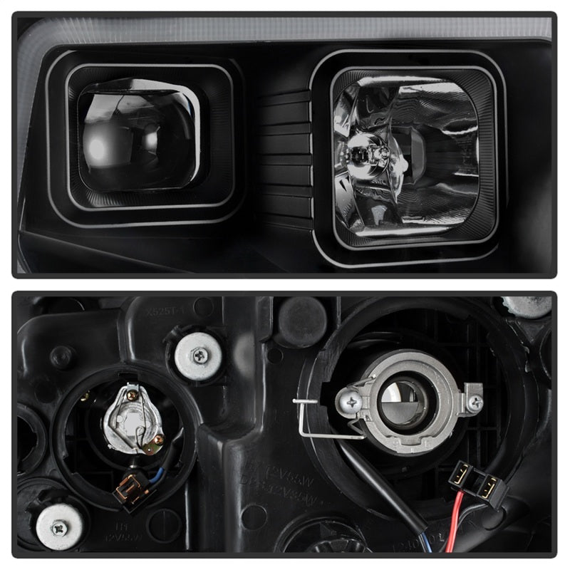 SPYDER xTune 14-17 Toyota Tundra DRL LED Light Bar Proj Headlights - Black Smoke (PRO-JH-TTU14-LB-BSM) 9043031 9043031 Photo - Unmounted