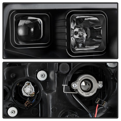 SPYDER xTune 14-17 Toyota Tundra DRL LED Light Bar Proj Headlights - Black Smoke (PRO-JH-TTU14-LB-BSM) 9043031 9043031 Photo - Unmounted