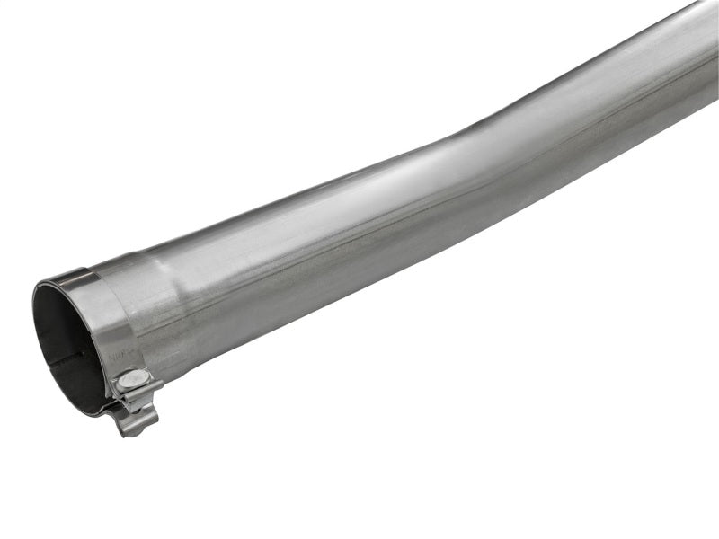 aFe  POWER LARGE BORE HD 4" DPF-Back SS Exhaust System w/Polished Tip 49-46113-P Photo - Unmounted