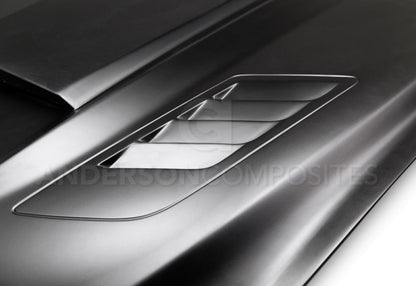 Anderson Composites 2015-2016 Ford Mustang Ram Air Fiberglass Hood AC-HD15FDMU-AB-GF AC-HD15FDMU-AB-GF User 3