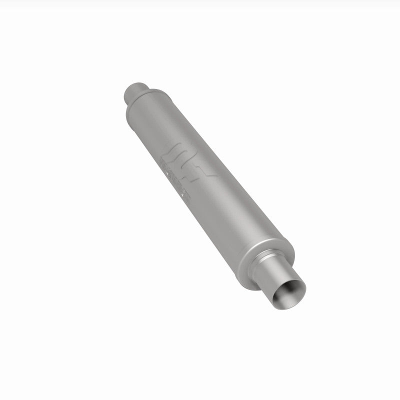 MagnaFlow 4" Round Center/Center Straight Through Performance Muffler 10435 360 Degree Image Set