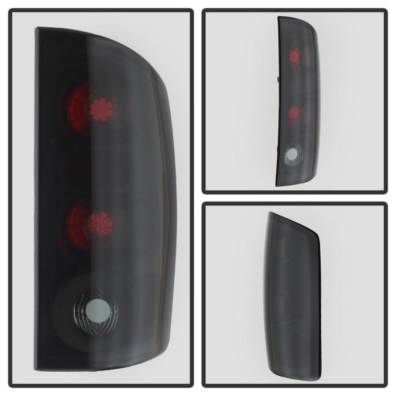 Spyder Dodge Ram 02-06 1500/Ram 2500/3500 03-06 Euro Style Tail Lights Black Smoke ALT-YD-DRAM02-BSM 5078100 5078100 User 1