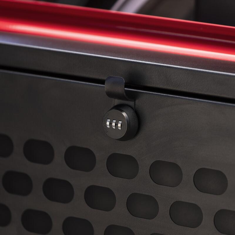 Tuffy Products Tuffy Jeep Wrangler Molle Tailgate Lockbox W/ Combo Lock 366-01-A 366-01-A Photo - Close Up