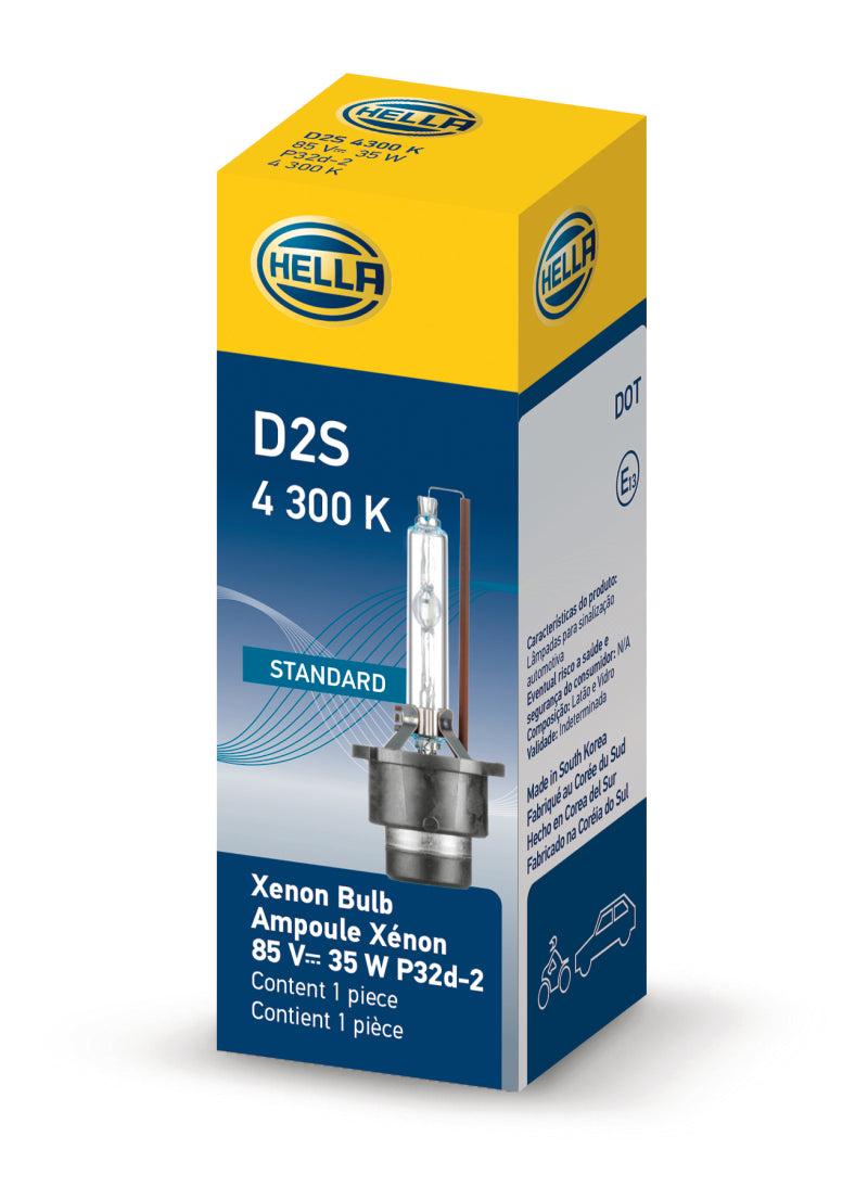 Hella Xenon D2S Bulb P32-2d 85V 35W 4300k D2S 4300 K D2S 4300 K Photo - in package