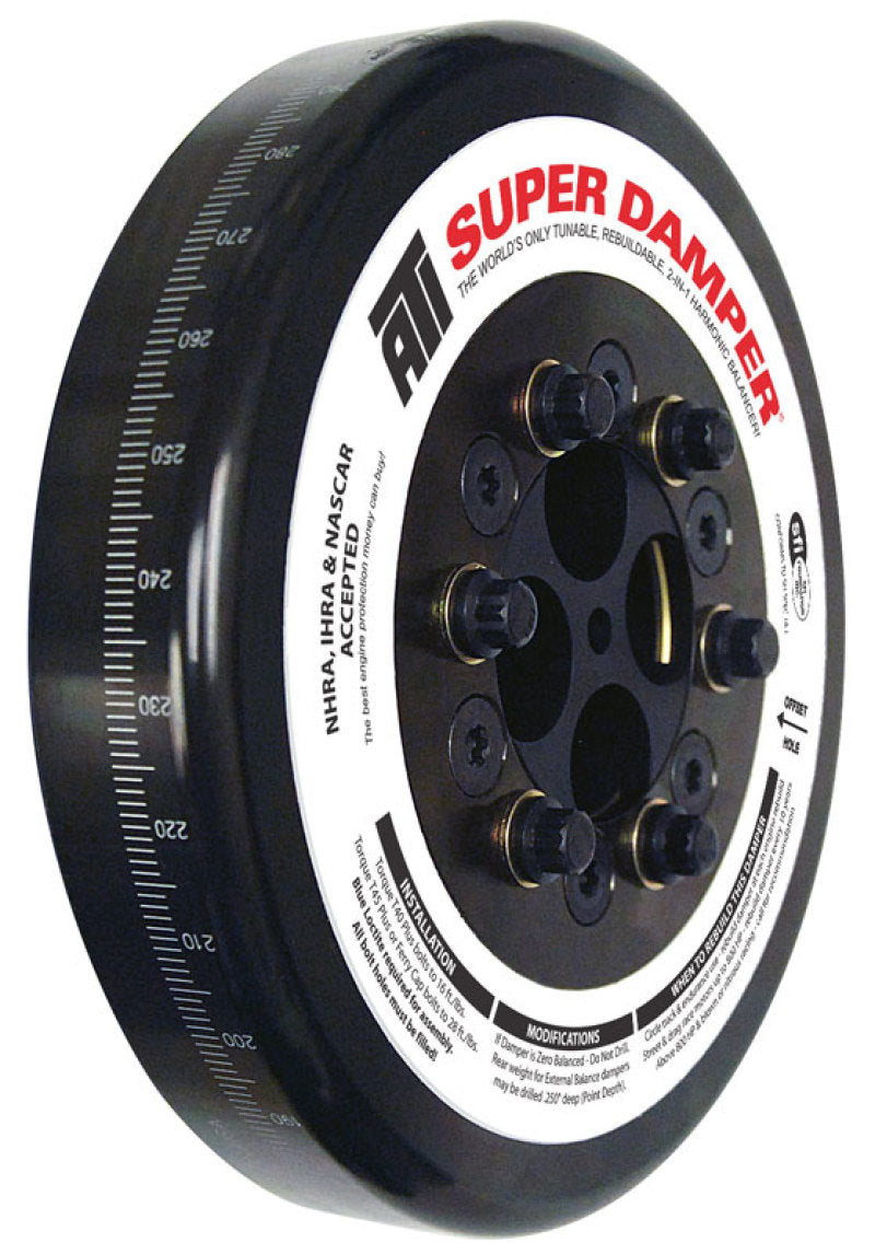 ATI Damper - 8.074in - Steel - Cummins - 4BT -6BT - Competition Only - 3 Ring Hvy - Diesel ATI917365C ATI917365C Photo - Primary