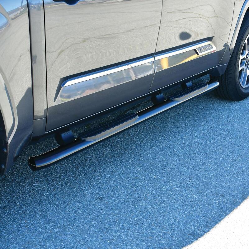 Westin 2022 Toyota Tundra CrewMax PRO TRAXX 4 Oval Nerf Step Bars - Black 21-24235 21-24235 Photo - Mounted