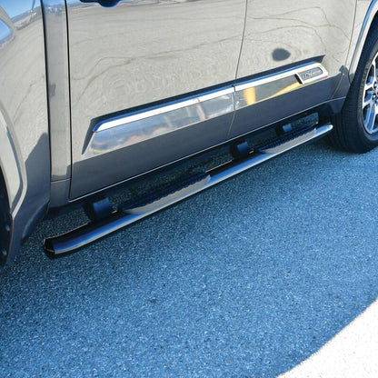 Westin 2022 Toyota Tundra CrewMax PRO TRAXX 4 Oval Nerf Step Bars - Black 21-24235 21-24235 Photo - Mounted