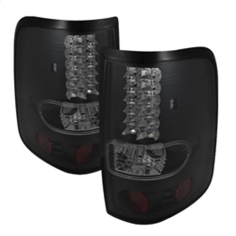 Spyder Ford F150 side 04-08 (Not Fit Heritage & SVT)LED Tail Lights Blk Smke ALT-YD-FF15004-LED-BSM 5078131 5078131 Photo - Primary