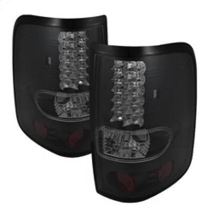 Spyder Ford F150 side 04-08 (Not Fit Heritage & SVT)LED Tail Lights Blk Smke ALT-YD-FF15004-LED-BSM 5078131 5078131 Photo - Primary