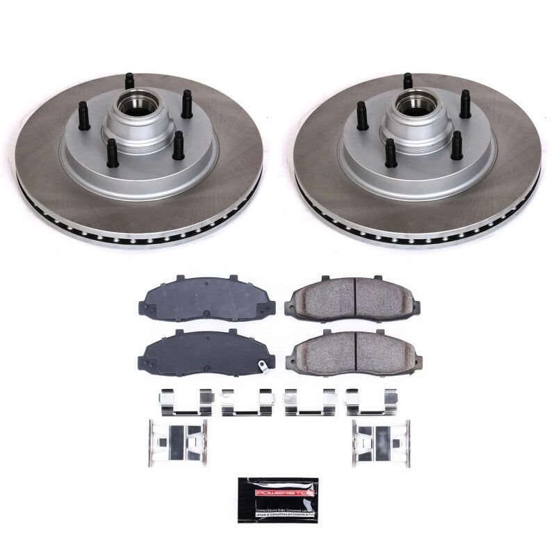 PowerStop Power Stop 97-00 Ford F-150 Front Semi-Coated Rotor Kit SC1865 SC1865 Photo - Primary