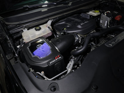aFe 22-23 Jeep Grand Wagoneer (WS) V8-6.4L Momentum GT Cold Air Intake System w/ Pro 5R Filter 50-70111R 50-70111R Photo - Mounted