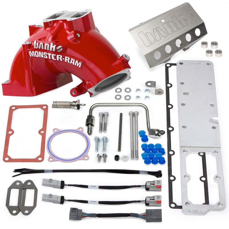 Banks Power 13-18 Ram 6.7L Diesel Monster-Ram Intake System Gen-2 w/Fuel Line - Red w/Heater System 42798-PC 42798-PC User 1