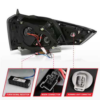 Anzo 14-18 Chevrolet Impala LED Taillights Smoke 321345 Photo - Unmounted