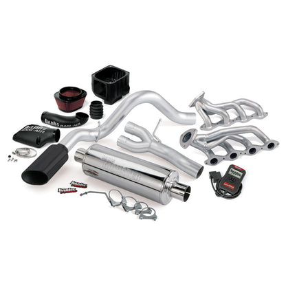Banks Power 10 Chevy 5.3L ECSB FFV PowerPack System - SS Single Side-Exit Exhaust w/ Black Tip 48081-B 48081-B Photo - Primary