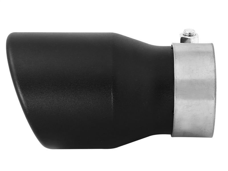 aFe MACH Force-Xp 2-1/2in 409 Stainless Steel Exhaust Tip Black - 2-1/2" I 49T25354-B06 Photo - Unmounted
