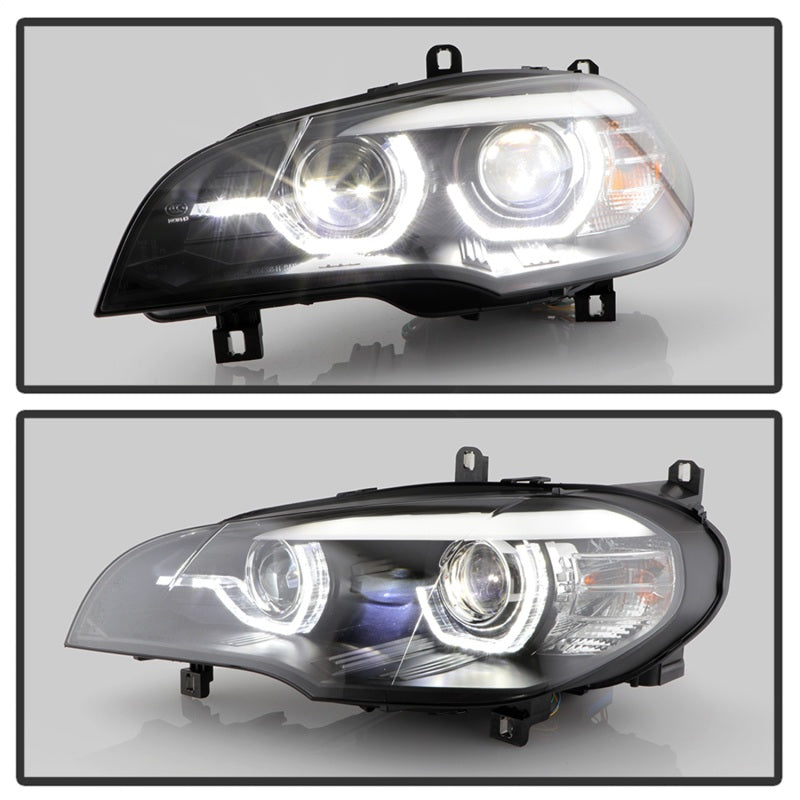 Spyder BMW X5 E70 07-10 Xenon/HID AFS High-Power LED Headlights - Black PRO-YD-BMWE7007AFSHIDAP-BK 5088239 5088239 Photo - Unmounted