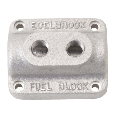 Edelbrock Fuel Block, Dual Carburetor, As Cast 1280 Photo - Primary