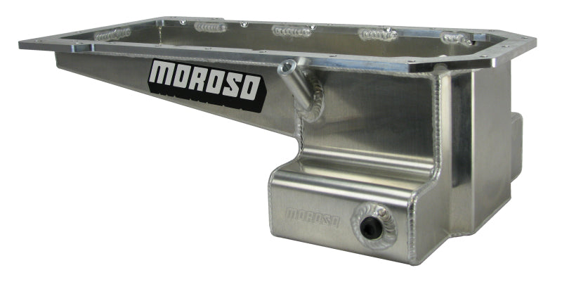 Moroso Hemi Gen 3 5.7/6.1/6.4L (w/Front Sump K-Members) Road Race Wet Sump 11qt 7-3/5in Alum Oil Pan 21161 21161 Photo - Primary