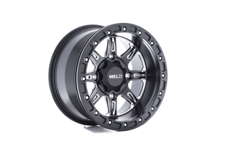 Weld UTV RF Series Cheyenne U511 15x8 Cheyenne Beadlock 4x136 4BS Satin BLK MIL U511B8042400