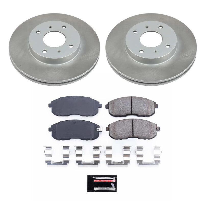 PowerStop Power Stop 00-06 Nissan Sentra Front Semi-Coated Rotor Kit SC749 SC749 Photo - Primary