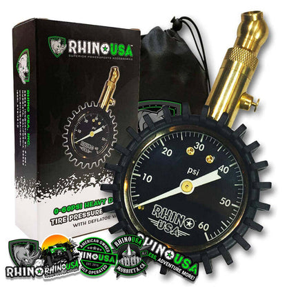 Rhino USA Heavy Duty 60 Psi Tire Pressure Gauge RGAUG-060 RGAUG-060 Photo - Primary