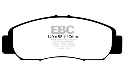 EBC Disc Brake Pad Set DP21669 Photo - Primary