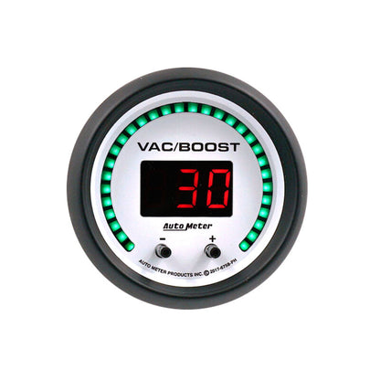 Autometer 52.4mm White Switchable 0-1600 PSI / 0-110 BAR Vacuum/Boost Phantom Elite Digital Gauge 6758-PH 6758-PH User 1