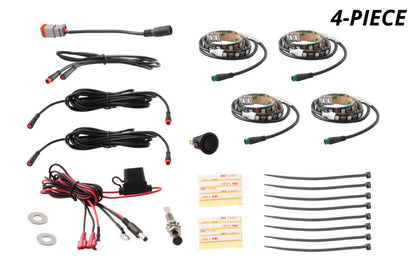 Diode Dynamics RGBW Engine Bay Strip Kit 4pc Multicolor DD0444 DD0444 User 8