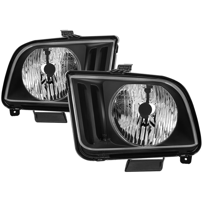 SPYDER xTune Ford Mustang 05-09 Halogen OEM Style Headlight (Non HID) - OEM Black HD-JH-FM05-BK 9040146 9040146 Photo - Primary