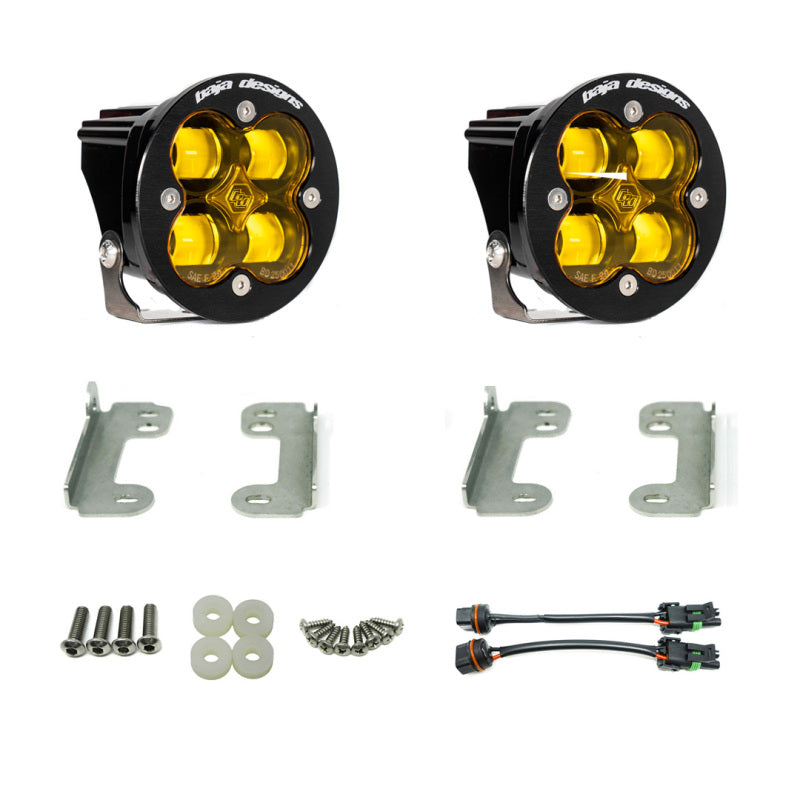 Baja Designs 18-20 Jeep JL Fog Pocket Kit For Wrangler JL Sahara Squadron Amber Lens SAE FPK 447735 447735 User 1