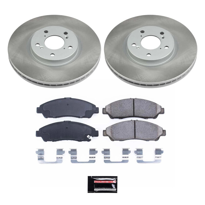 PowerStop Power Stop 09-15 Honda Pilot Front Semi-Coated Rotor Kit SC5370 SC5370 Photo - Primary