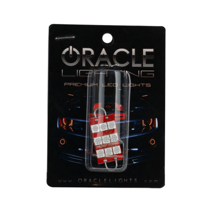 ORACLE Lighting Oracle 44MM 6 LED 3 Chip - Loop Festoon Bulbs (Pair) - Red 5209-003 5209-003 Photo - in package
