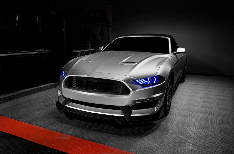 ORACLE Lighting Oracle 18-21 Ford Mustang Dynamic DRL Upgrade w/ Halo Kit & Sequential Turn Signal - ColorSHIFT 1446-332 1446-332 User 4