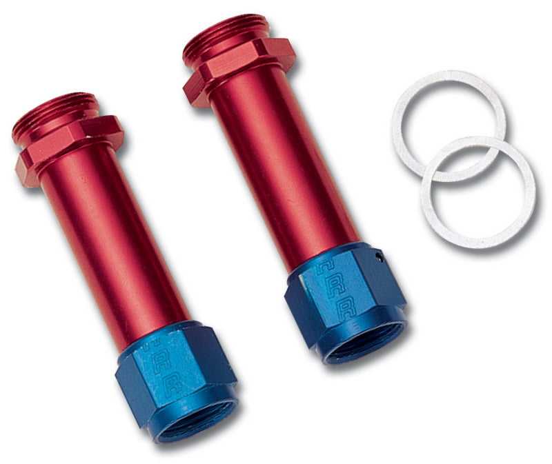 Russell -8 AN Carb Inlet Fitting (Red Finish) 640750 Photo - Primary