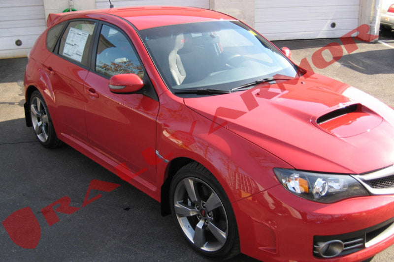 Rally Armor 2008-14 STI Mud flap Red logo MF15-UR-BLK/RD User 2