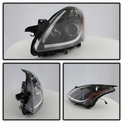 Spyder Nissan Altima 4Dr 10-12 Projector Headlights Light DRL LED Halo Blk PRO-YD-NA104D-LTDRL-BK 5076830 5076830 Photo - Unmounted
