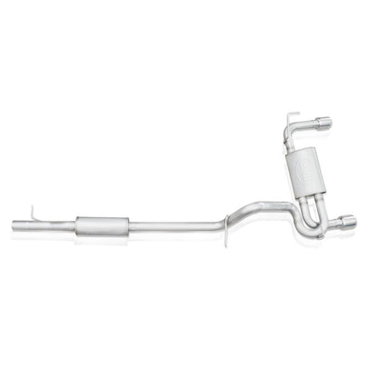 Stainless Works 2012-17 Jeep Wrangler Catback Exhaust JPJKUCB JPJKUCB Photo - Unmounted
