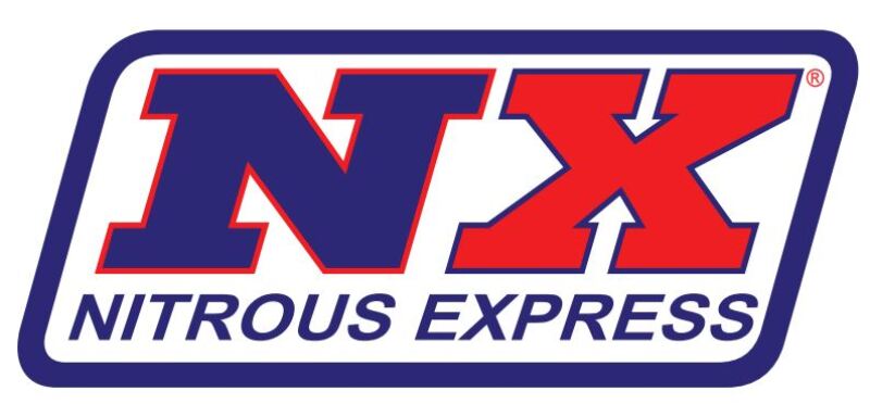Nitrous Express 4An (5Ft) Stainless Steel Braided Hose (Blue) 11160 Logo Image