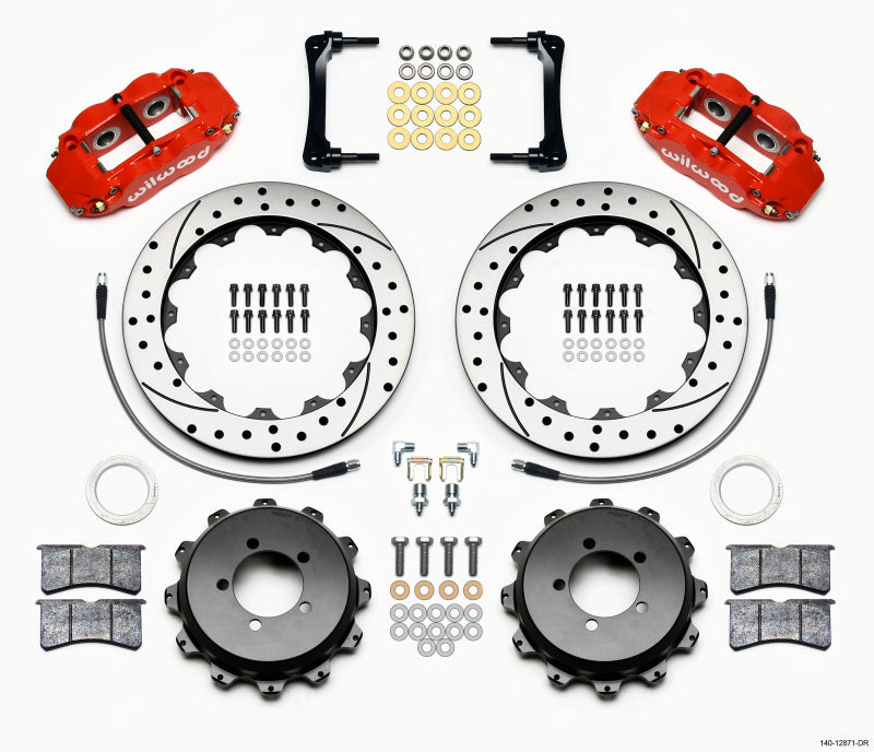Wilwood Rear Forged Narrow Superlite 4R Big Brake Kit - FR-S BRZ 140-12871-DR Photo - Primary