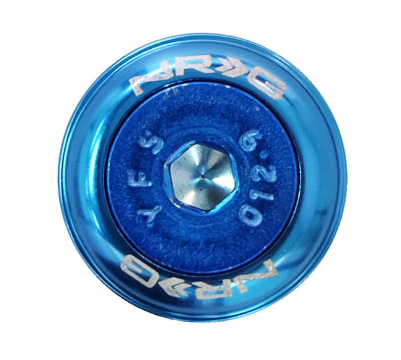 NRG Fender Washer Kit w/Color Matched M8 Bolt Rivets For Plastic (Blue) - Set of 8 FW-800BL FW-800BL Photo - Primary